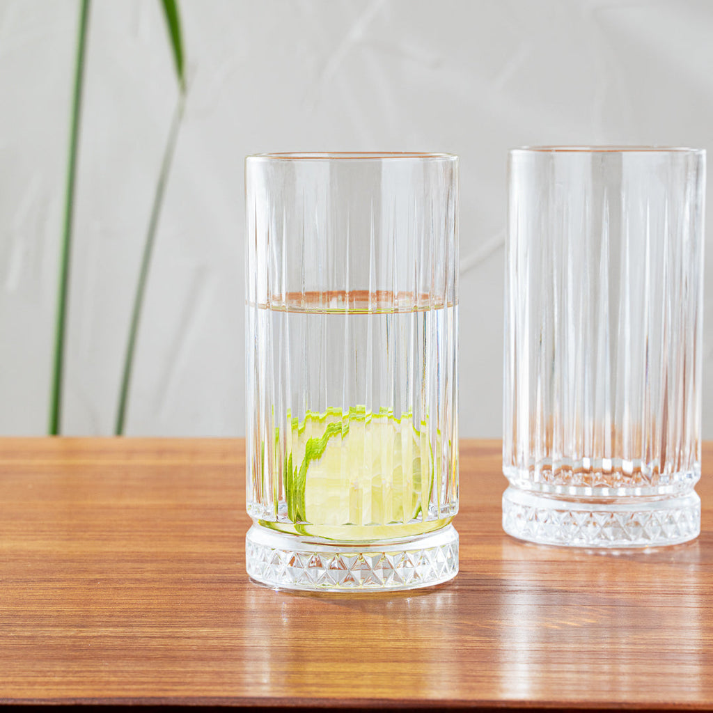 Elysia 15 oz Drinking Glass - 3" x 3" x 6" - 6 count box