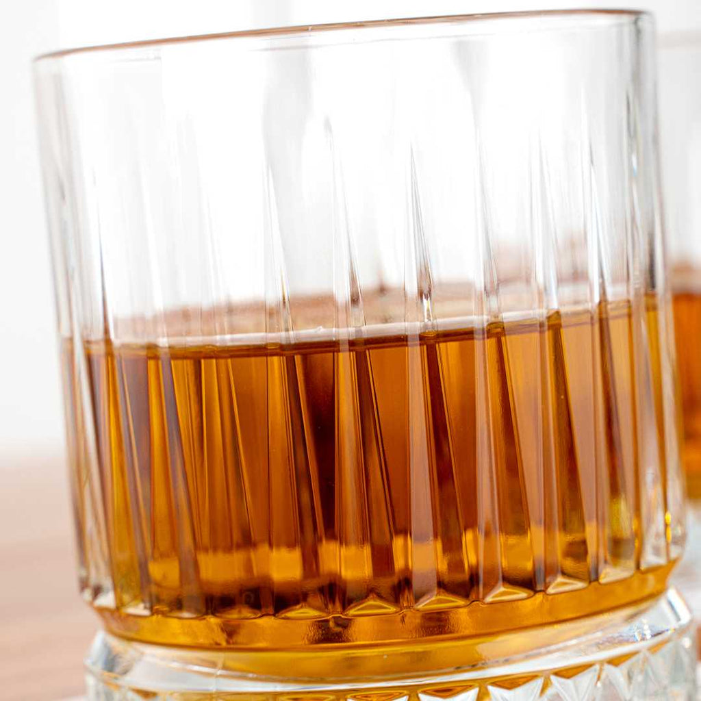 Elysia 12 oz Whiskey Glass - 3 1/4" x 3 1/4" x 3 3/4" - 6 count box