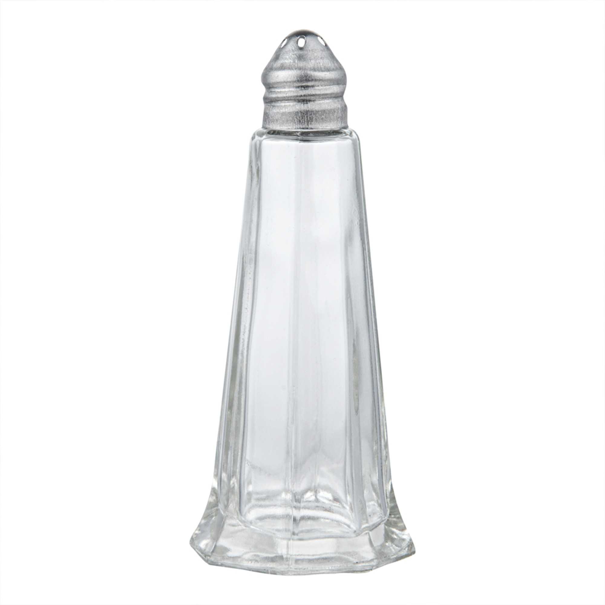 Chef 101 1 oz Glass Salt and Pepper Shaker Set - Tower Style - 1 count box