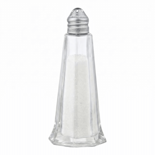 Chef 101 1 oz Glass Salt and Pepper Shaker Set - Tower Style - 1 3/4" x 1 3/4" x 4 1/4" - 10 count box