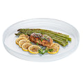 Vetri Round White Glass Alabaster Plate - 13" x 13" x 1 1/2" - 6 count box