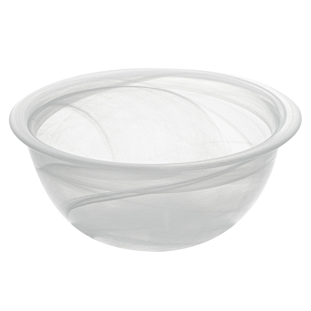 Vetri 16 oz Round White Glass Solar Bowl - 6" x 6" x 2 1/2" - 1 count box