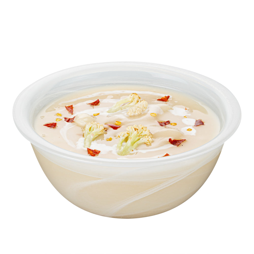 Vetri 16 oz Round White Glass Solar Bowl - 6" x 6" x 2 1/2" - 6 count box