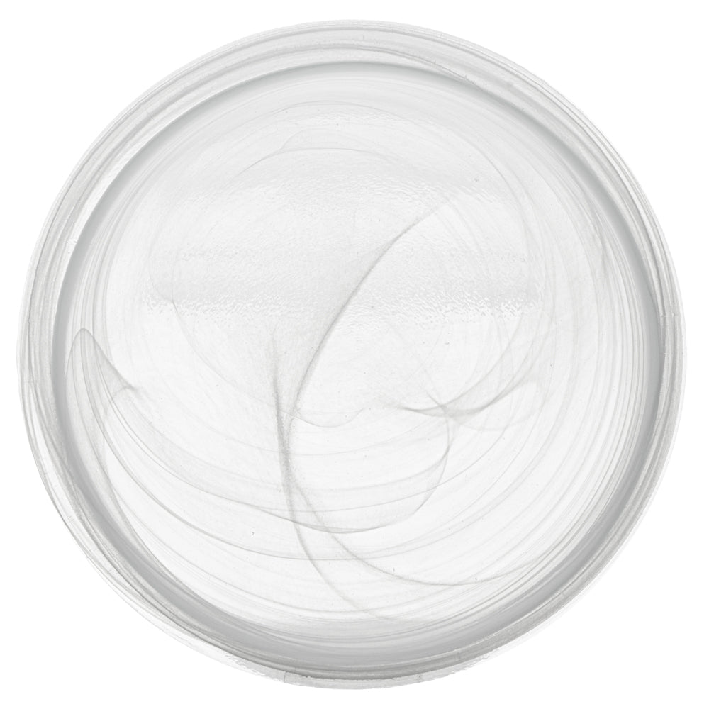 Vetri 24 oz Round White Glass Solar Bowl - 7 3/4" x 7 3/4" x 1 3/4" - 6 count box