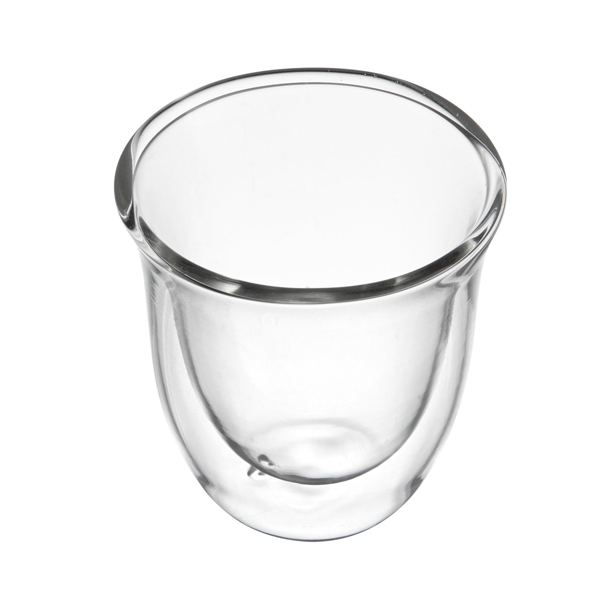 Forma Professional 3 oz Shot Glass / Espresso Cup - Double Wall, Borosilicate - 2 1/2'' x 2 1/2'' x 2 1/2'' - 2 count box