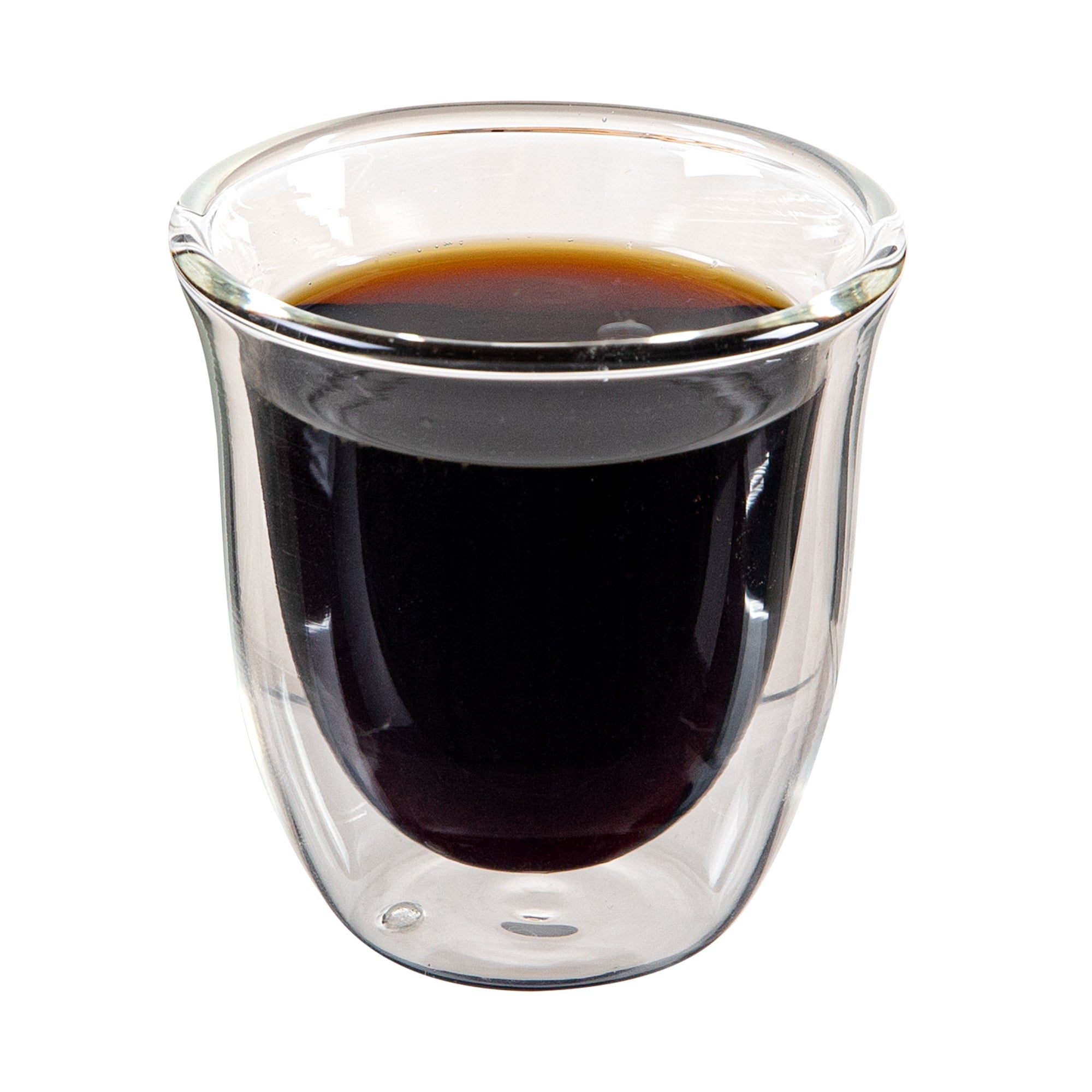 Forma Professional 3 oz Shot Glass / Espresso Cup - Double Wall, Borosilicate - 2 1/2'' x 2 1/2'' x 2 1/2'' - 12 count box