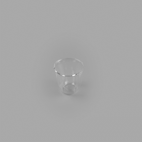 Forma Professional 3 oz Shot Glass / Espresso Cup - Double Wall, Borosilicate - 2 1/2'' x 2 1/2'' x 2 1/2'' - 12 count box