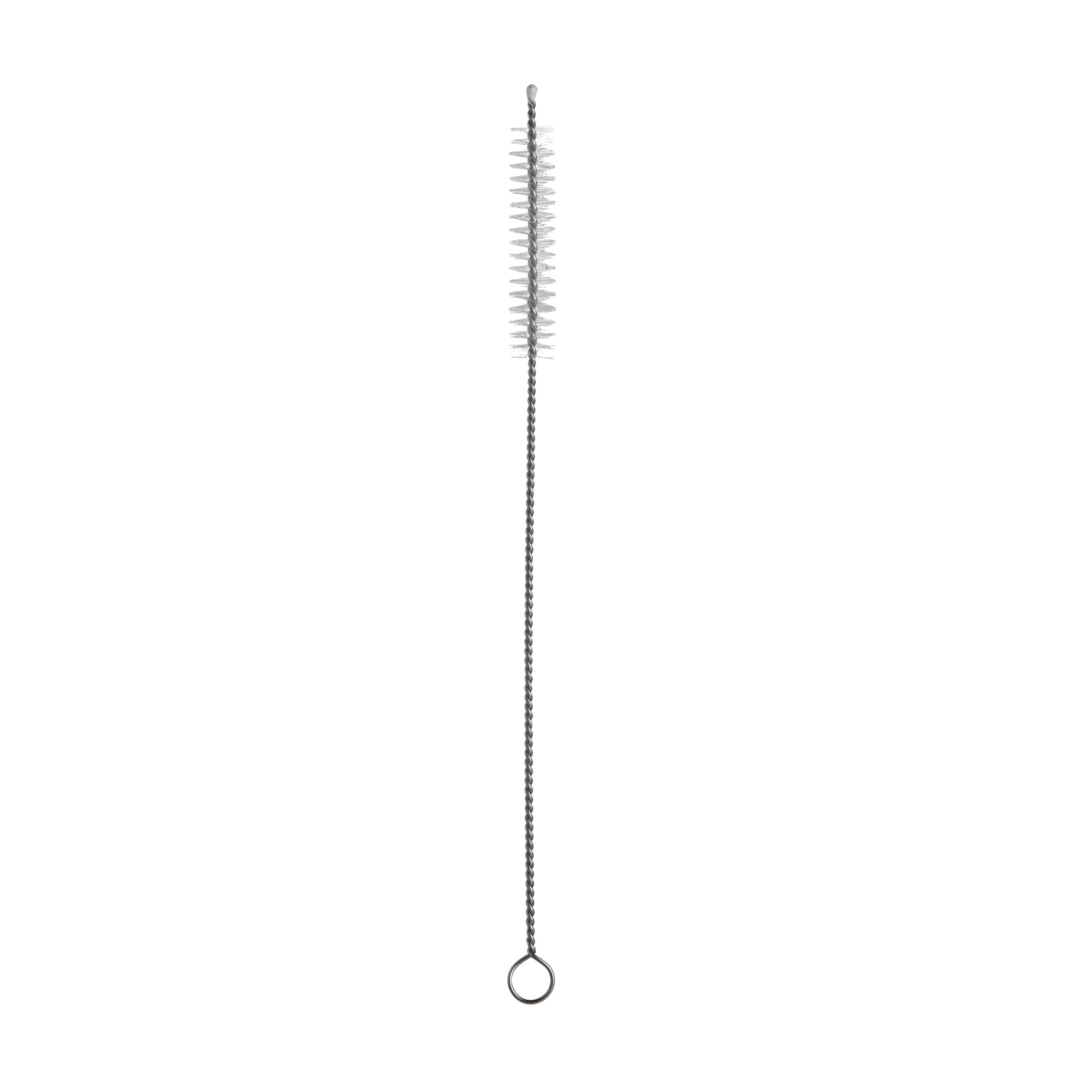Forma Professional Clear Glass Straw - Borosilicate, with Brush - 7 3/4'' - 10 count box