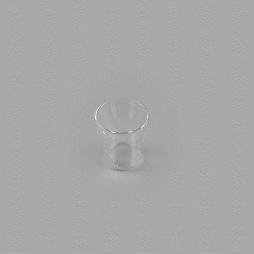 Forma Professional 3 oz Shot Glass / Espresso Cup - Double Wall, Borosilicate - 2 3/4'' x 2 3/4'' x 2 3/4'' - 12 count box