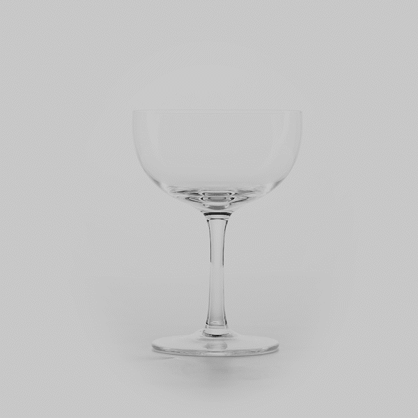 Vetri 8 oz Coupe Cocktail Glass - 3 3/4" x 3 3/4" x 5 1/4" - 6 count box