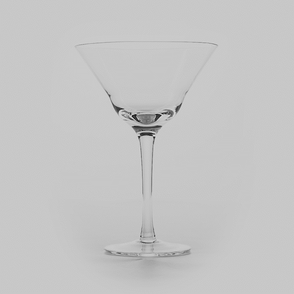 Vetri 9 oz Martini Glass - 4 1/2" x 4 1/2" x 6 1/2" - 6 count box