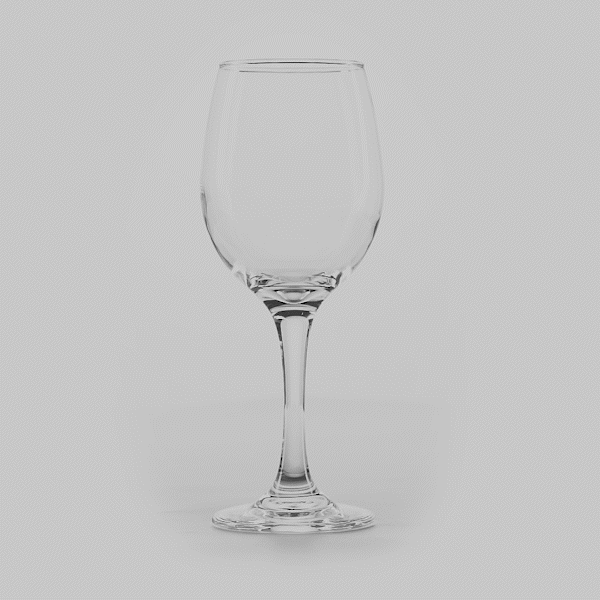 Vetri 11 oz All-Purpose Wine Glass - 2 1/2" x 2 1/2" x 7 3/4" - 6 count box