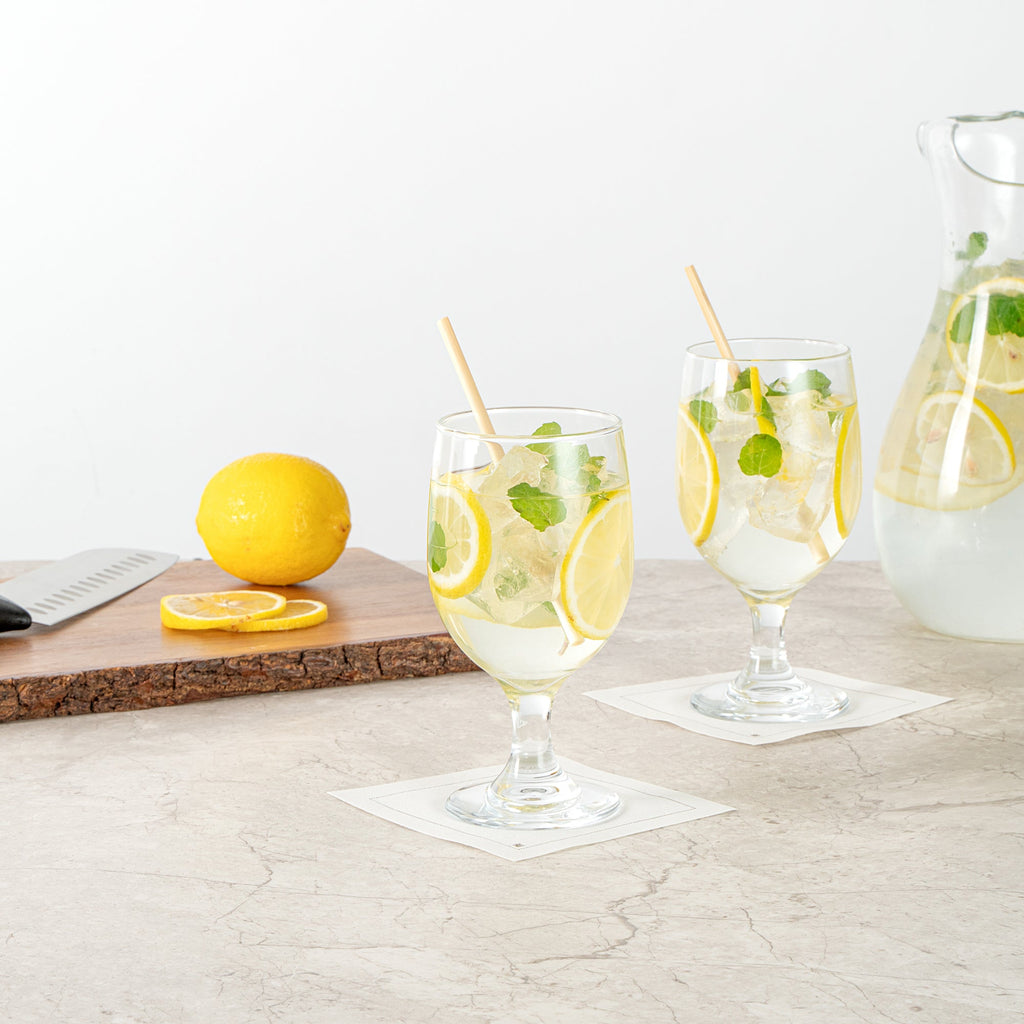 Vetri 12 oz Water Goblet Glass - 2 3/4" x 2 3/4" x 6" - 6 count box