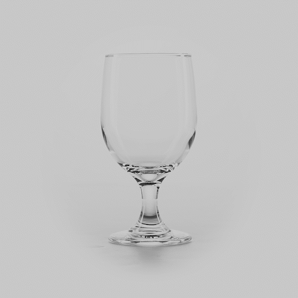 Vetri 12 oz Water Goblet Glass - 2 3/4" x 2 3/4" x 6" - 24 count box