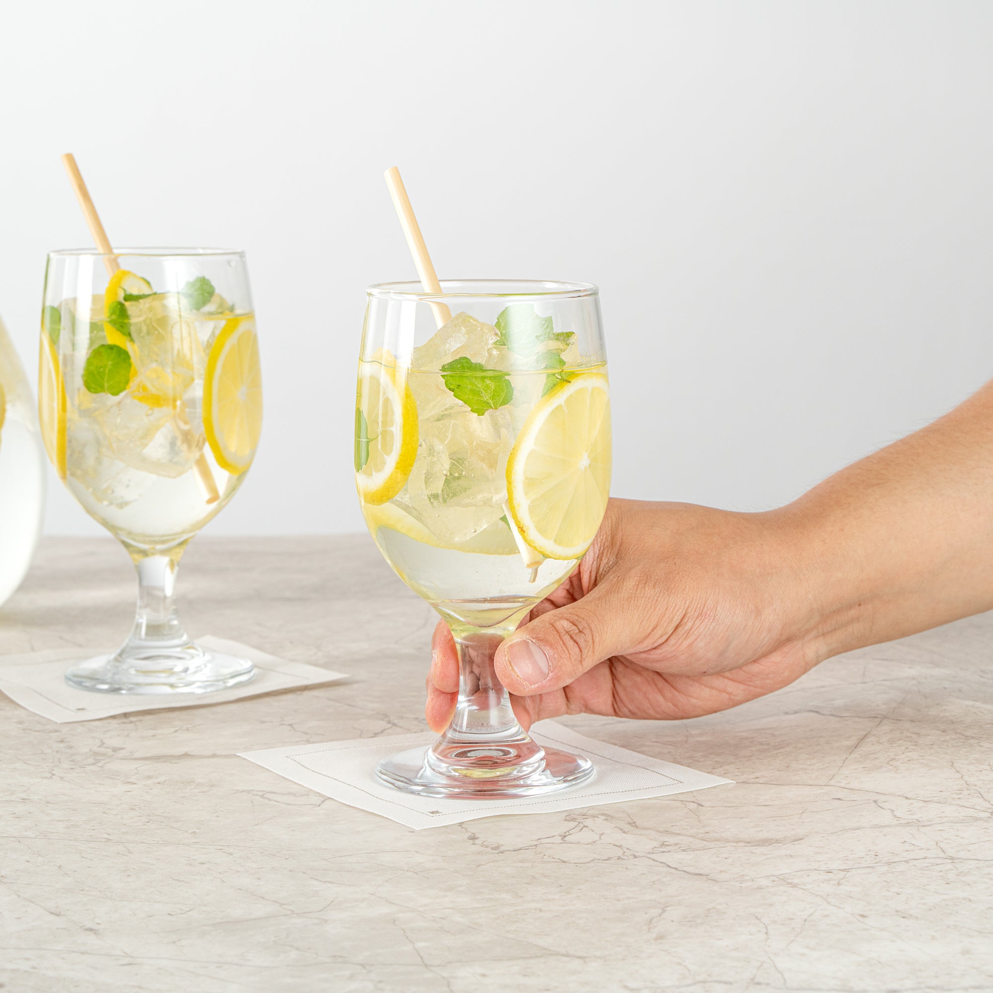 Vetri 12 oz Water Goblet Glass - 2 3/4" x 2 3/4" x 6" - 24 count box