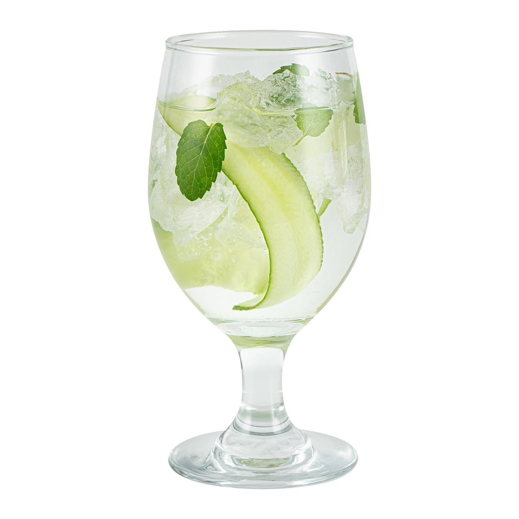 Vetri 14 oz Water Goblet Glass - 2 3/4" x 2 3/4" x 6 1/2" - 24 count box