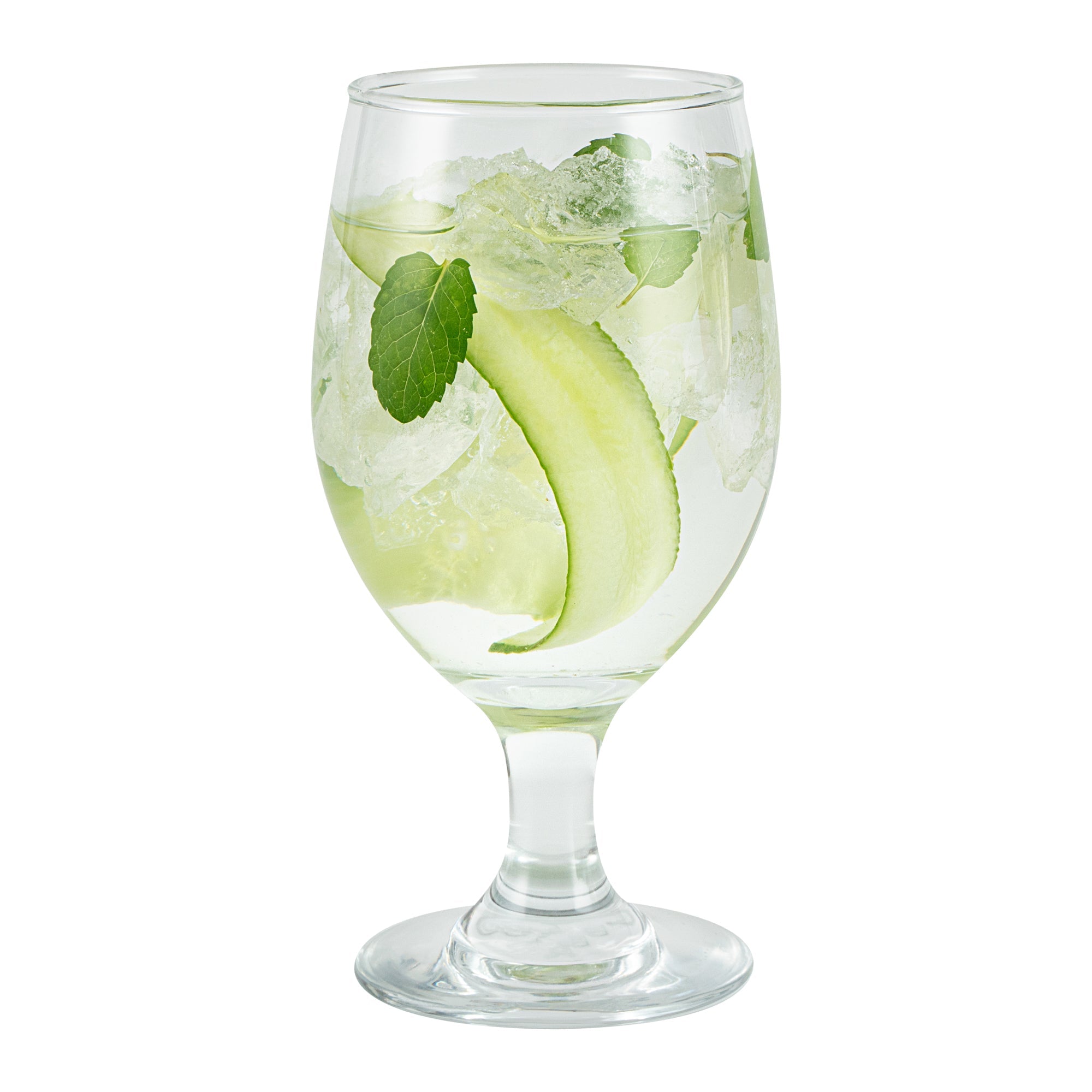 Vetri 14 oz Water Goblet Glass - 2 3/4" x 2 3/4" x 6 1/2" - 6 count box