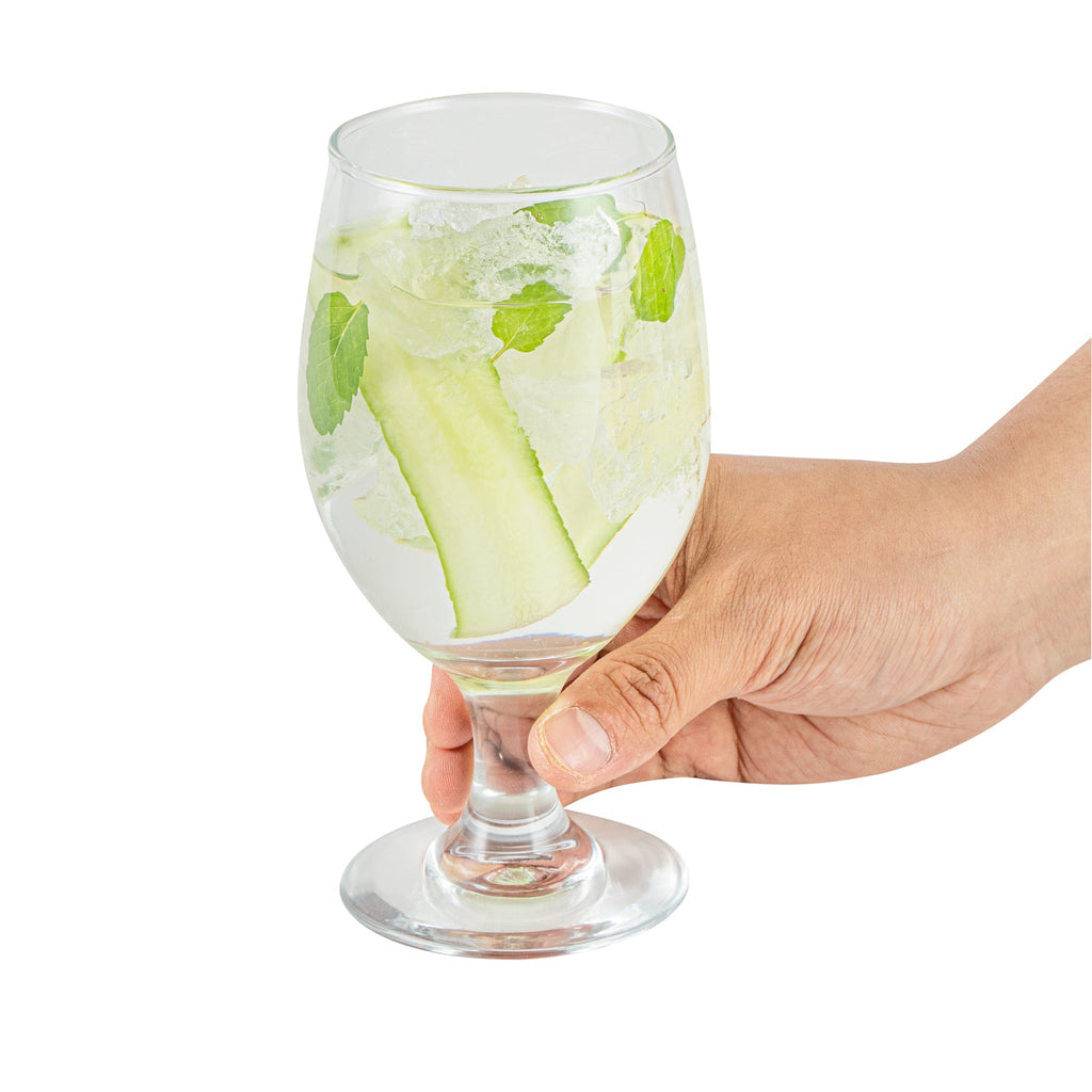 Vetri 14 oz Water Goblet Glass - 2 3/4" x 2 3/4" x 6 1/2" - 6 count box