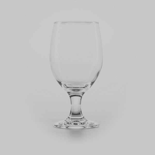 Vetri 14 oz Water Goblet Glass - 2 3/4" x 2 3/4" x 6 1/2" - 24 count box