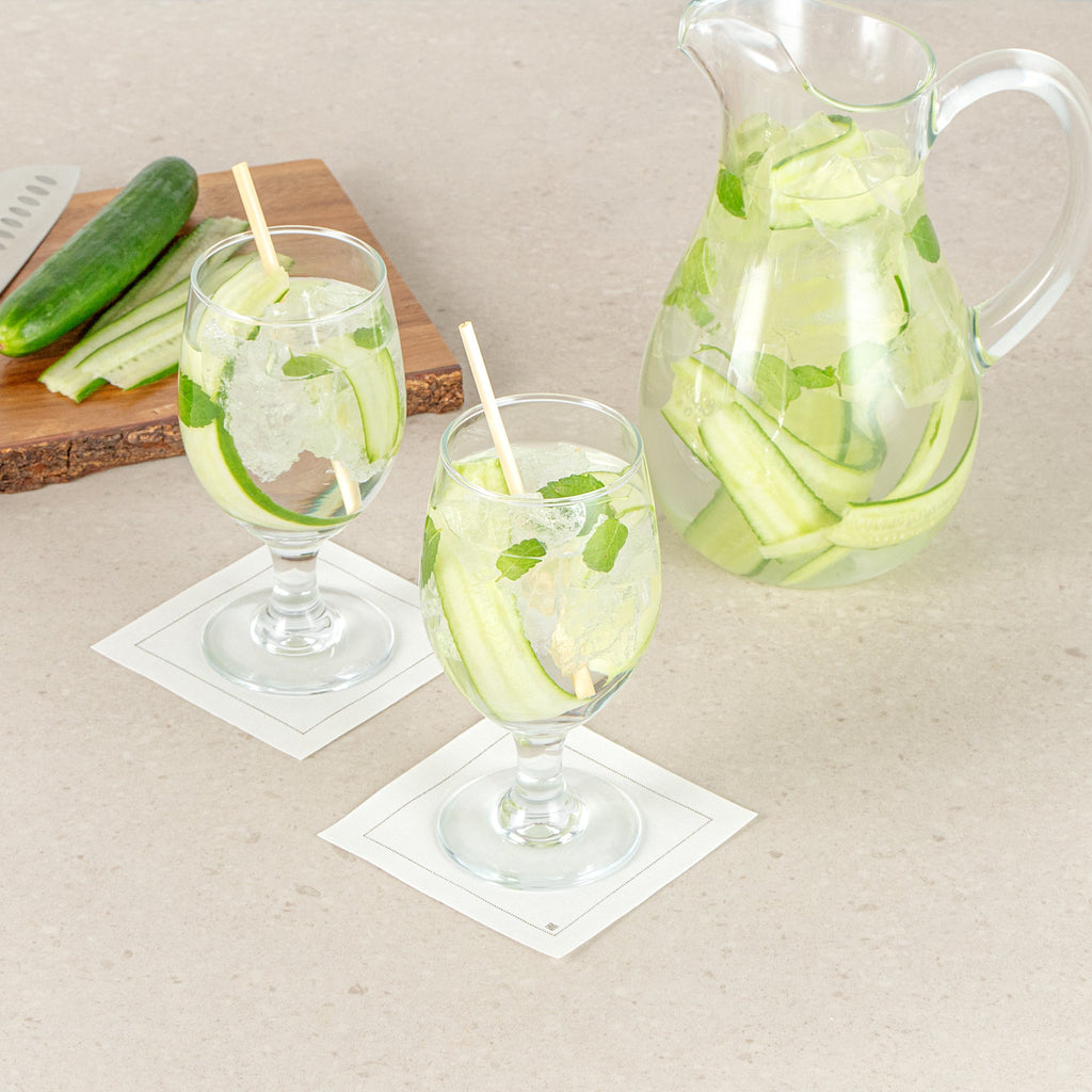 Vetri 14 oz Water Goblet Glass - 2 3/4" x 2 3/4" x 6 1/2" - 24 count box