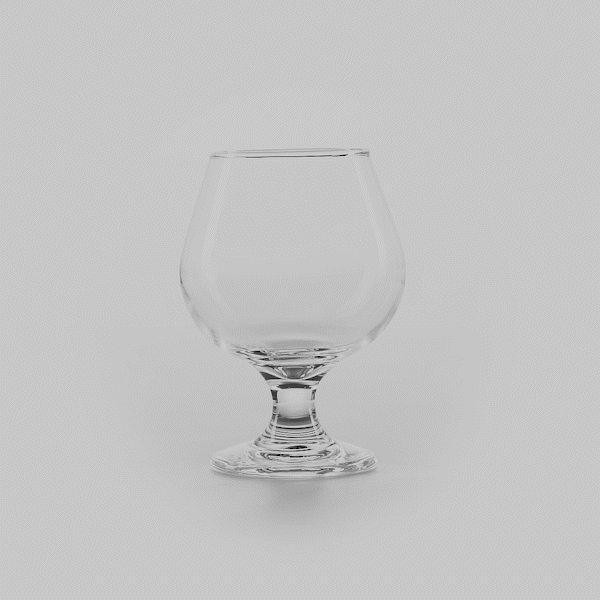 Vetri 9 oz Brandy Snifter Glass - 2 1/4" x 2 1/4" x 4 1/2" - 24 count box