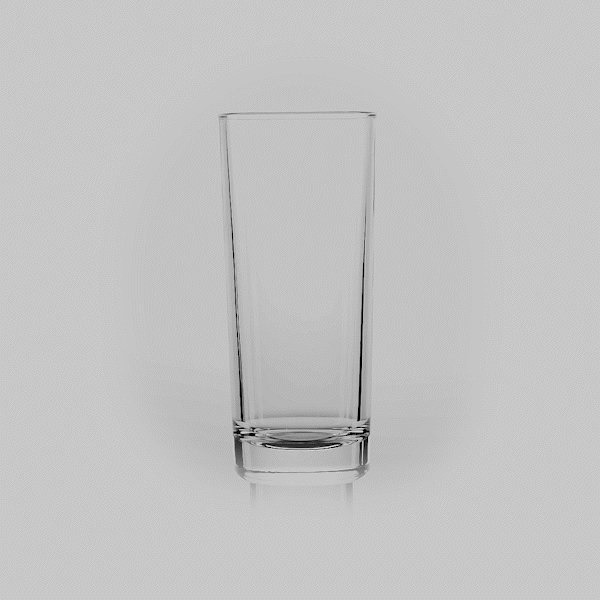 Vetri 7 oz Highball Glass - 2 1/4" x 2 1/4" x 5 1/2" - 6 count box