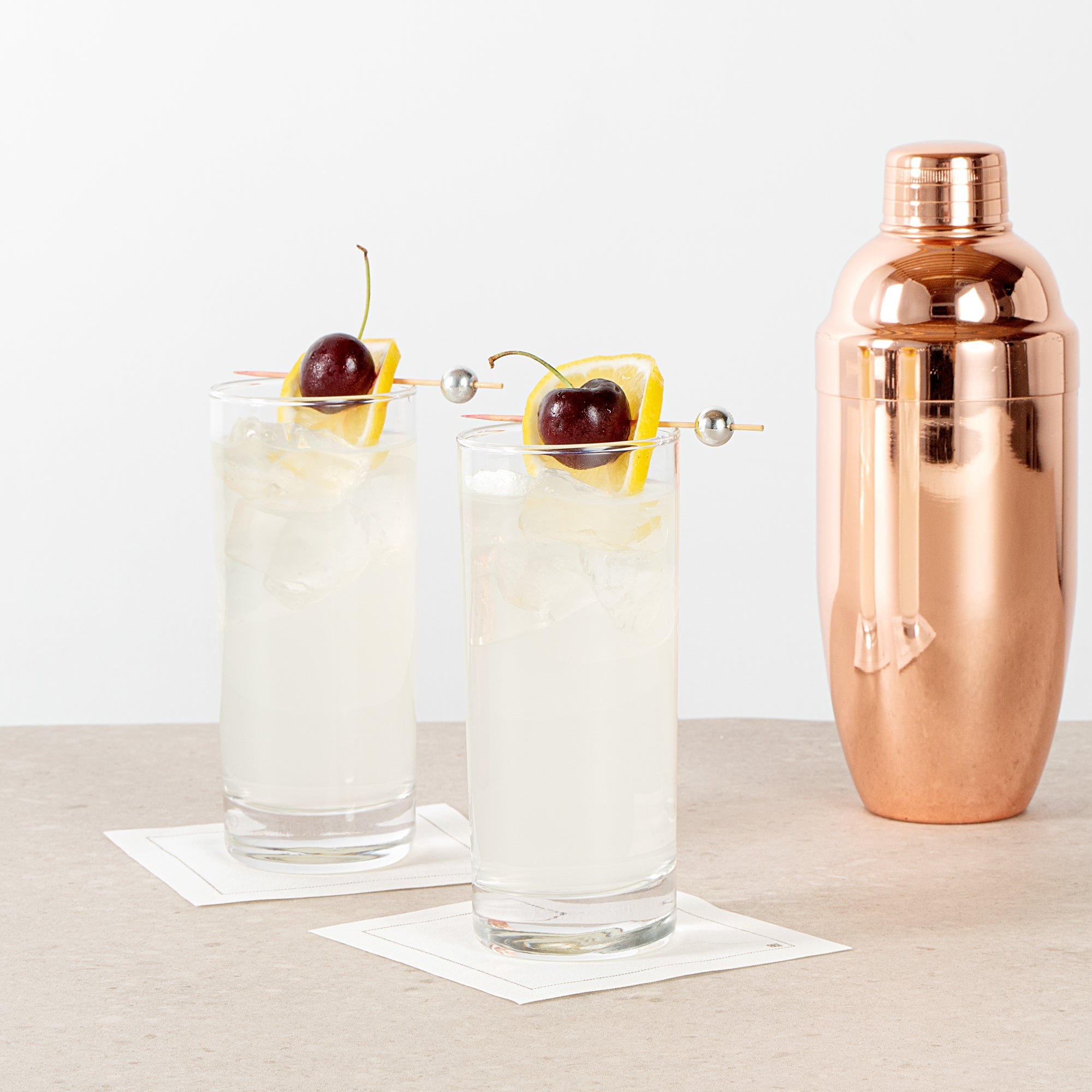 Vetri 12 oz Collins Glass - 2 1/2" x 2 1/2" x 6" - 6 count box
