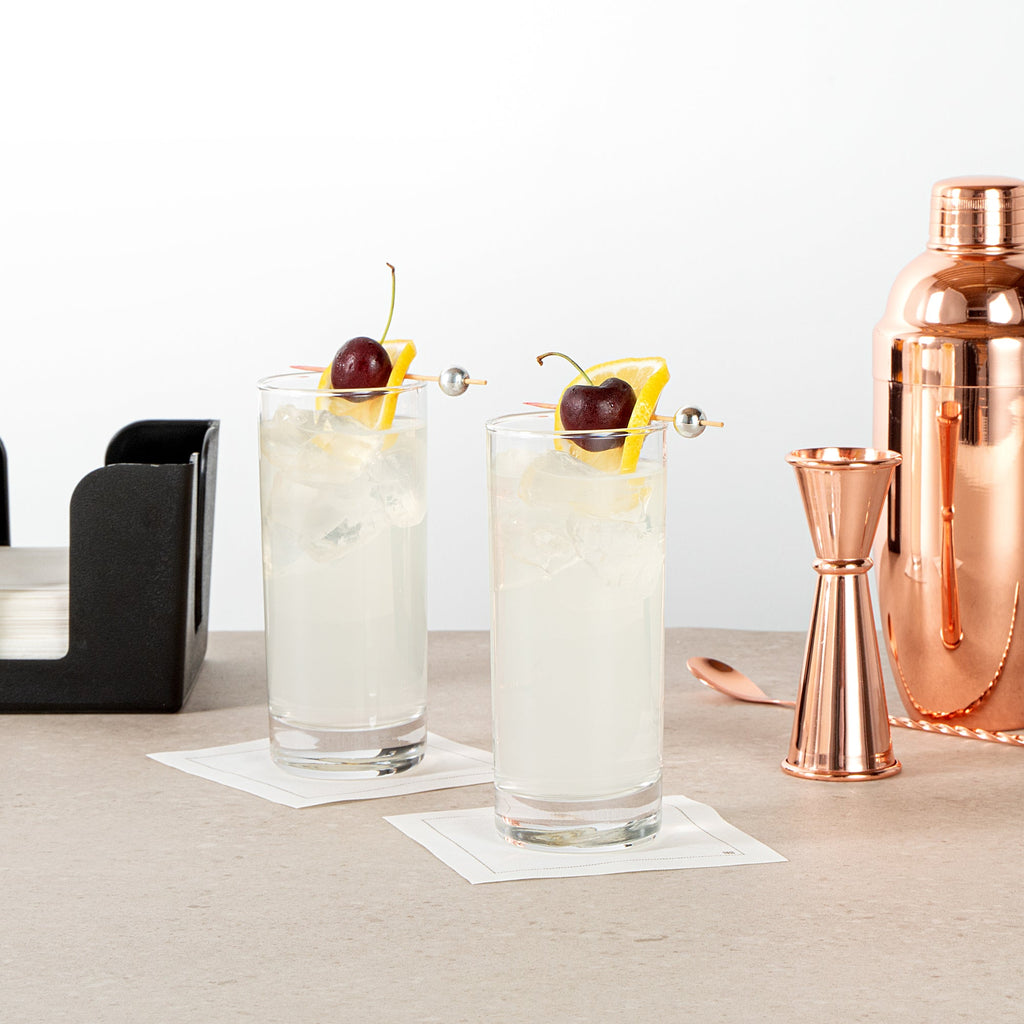 Vetri 12 oz Collins Glass - 2 1/2" x 2 1/2" x 6" - 6 count box