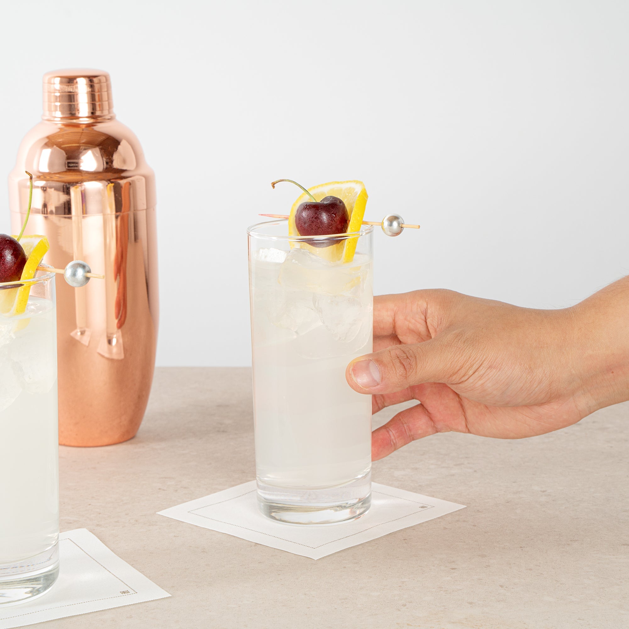 Vetri 12 oz Collins Glass - 2 1/2" x 2 1/2" x 6" - 24 count box