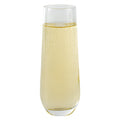 Vetri 10 oz Stemless Flute Glass - 1 3/4" x 1 3/4" x 6 1/4" - 6 count box