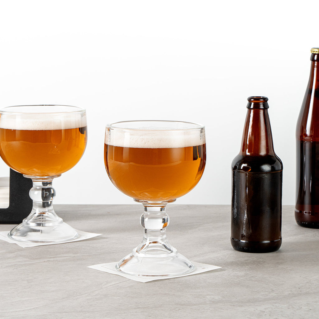 Vetri 18 oz Schooner Glass - 4 1/2" x 4 1/2" x 7" - 6 count box