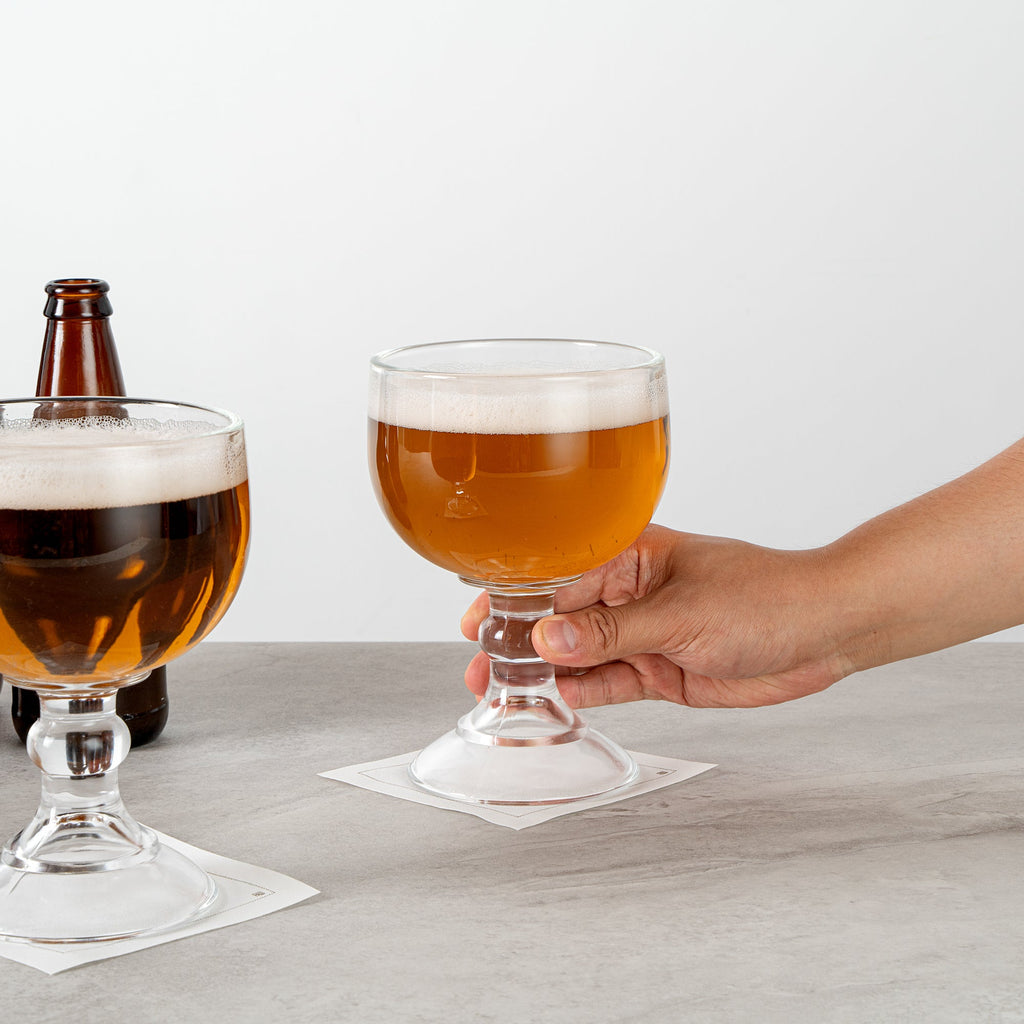 Vetri 18 oz Schooner Glass - 4 1/2" x 4 1/2" x 7" - 24 count box