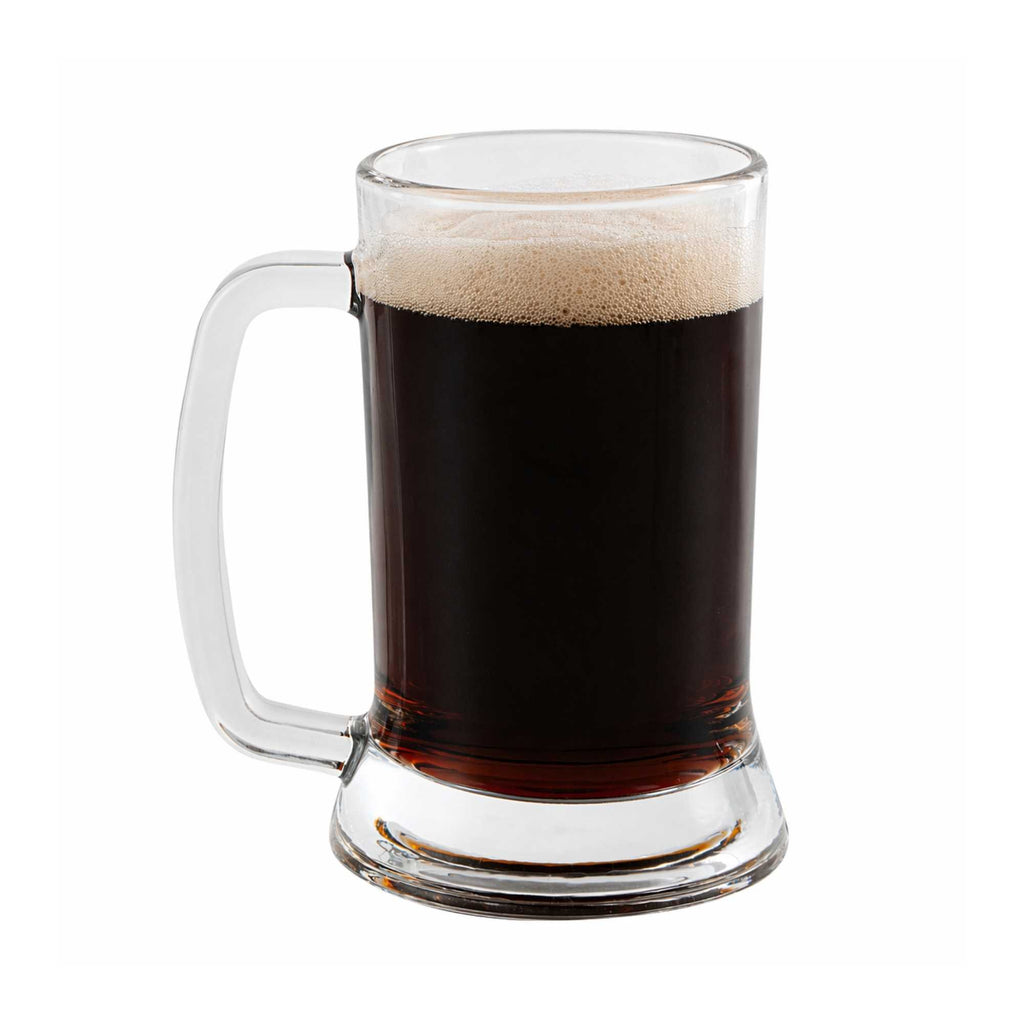 Vetri 16 oz Beer Mug Glass - 3 1/4" x 3 1/4" x 5 3/4" - 6 count box