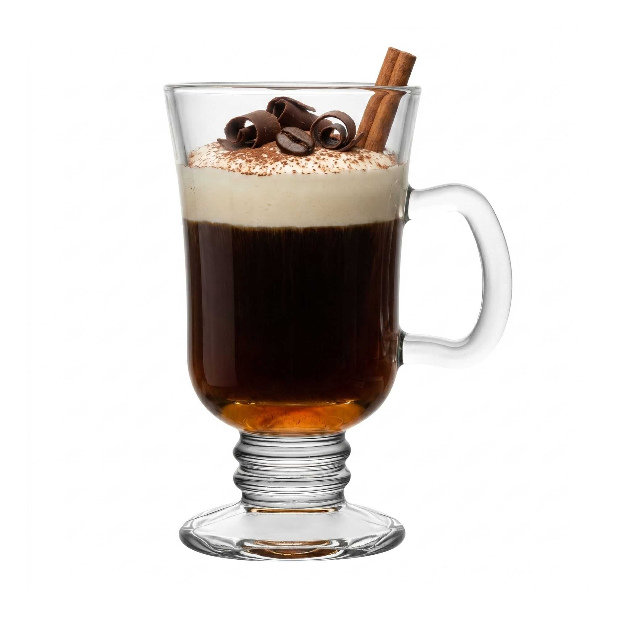 Vetri 9 oz Irish Coffee Mug Glass - 4 1/4" x 3" x 5 1/2" - 24 count box