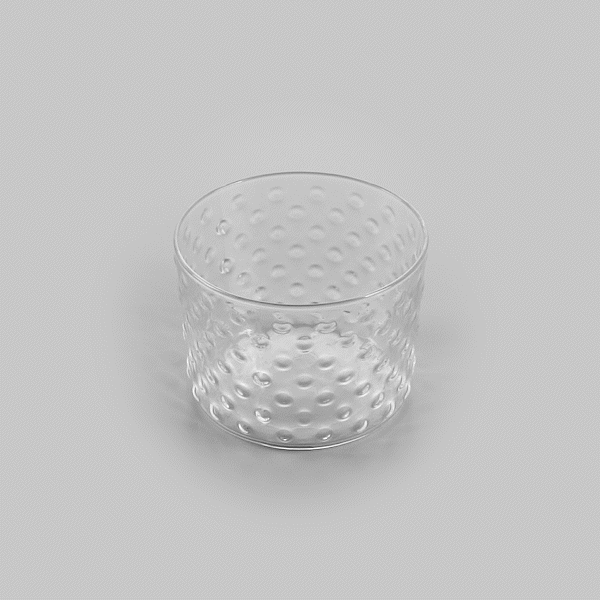 Vetri 8 oz Hobnail Rocks Glass / Tumbler - 3 1/4" x 3 1/4" x 2 1/2" - 24 count box