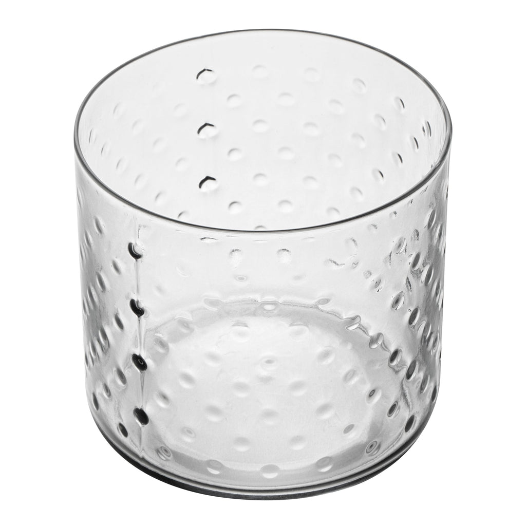 Vetri 13 oz Hobnail Double Rocks Glass / Tumbler - 3 1/2" x 3 1/2" x 3 1/4" - 6 count box