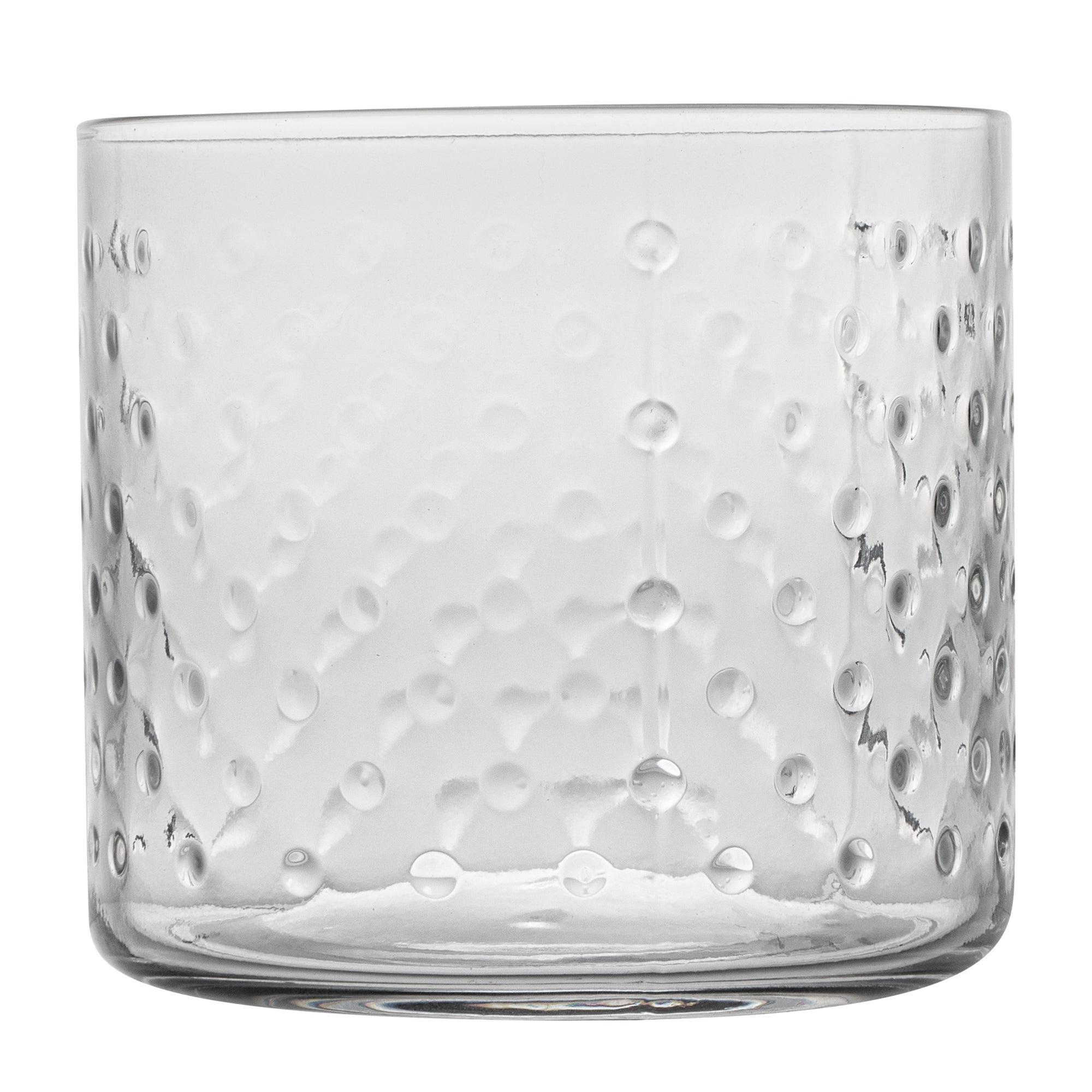 Vetri 13 oz Hobnail Double Rocks Glass / Tumbler - 3 1/2" x 3 1/2" x 3 1/4" - 24 count box
