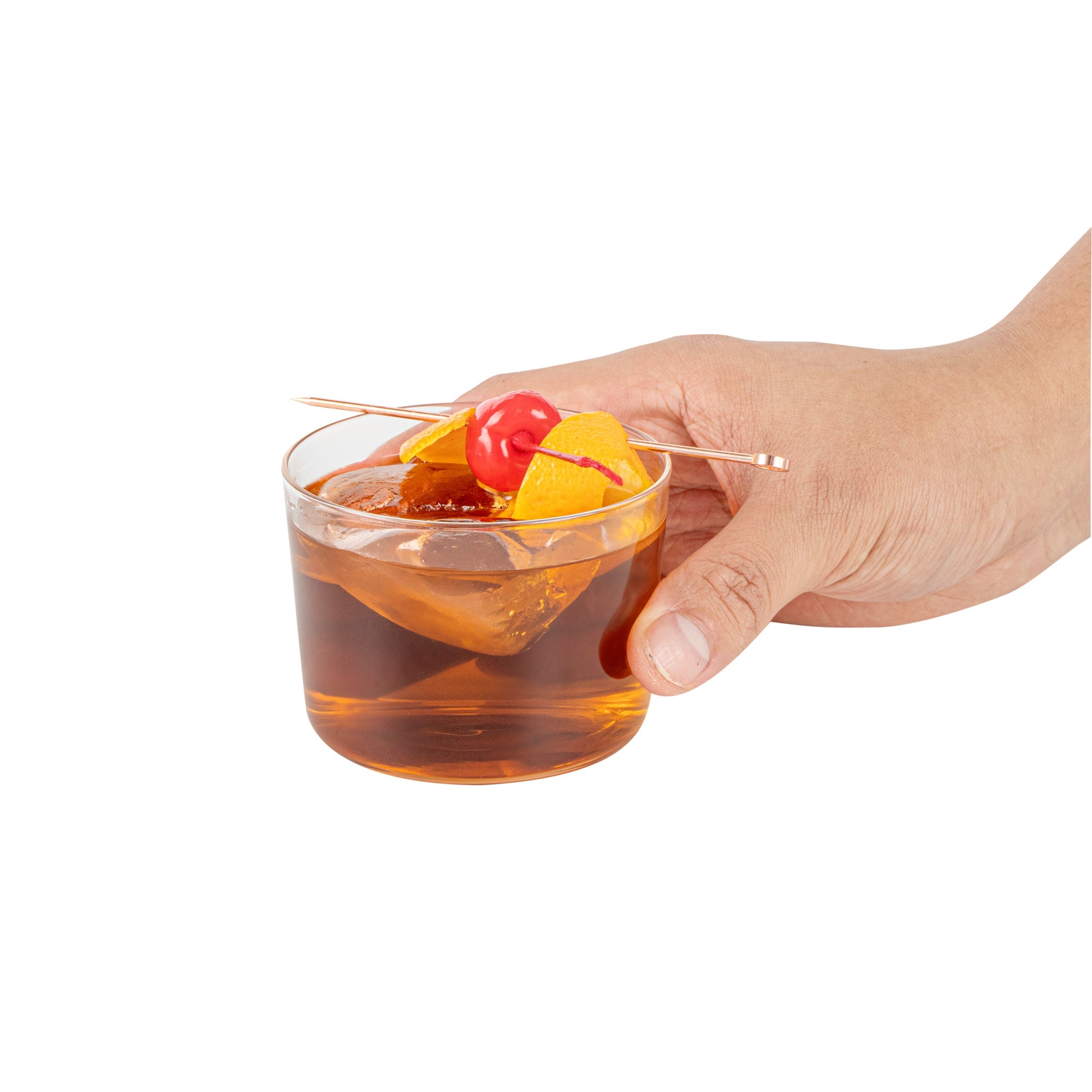 Vetri 8 oz Spanish Rocks Glass / Tumbler - 3 1/4" x 3 1/4" x 2 1/2" - 6 count box