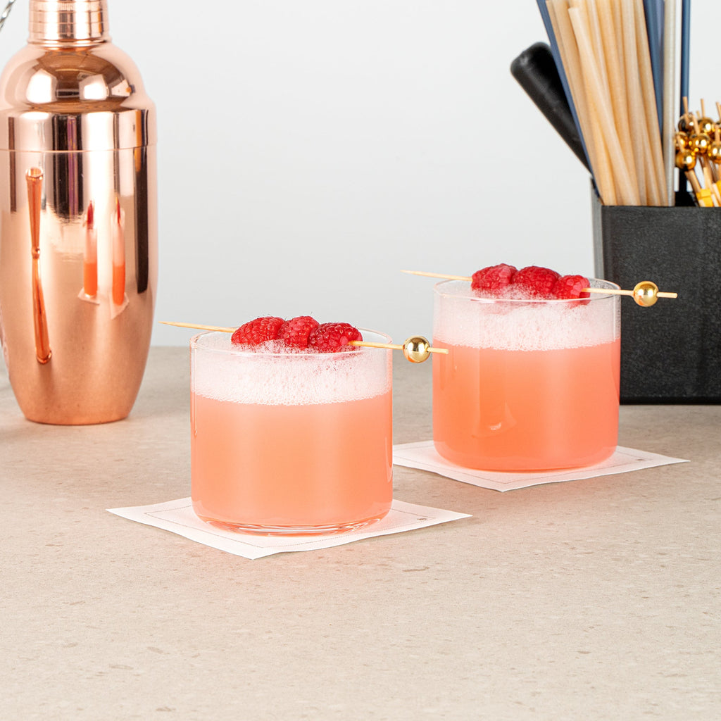 Vetri 13 oz Spanish Double Rocks Glass / Tumbler - 3 1/2" x 3 1/2" x 3 1/4" - 6 count box