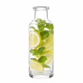 Vetri 40 oz Glass Water Bottle - 3 1/2" x 3 1/2" x 9 3/4" - 24 count box