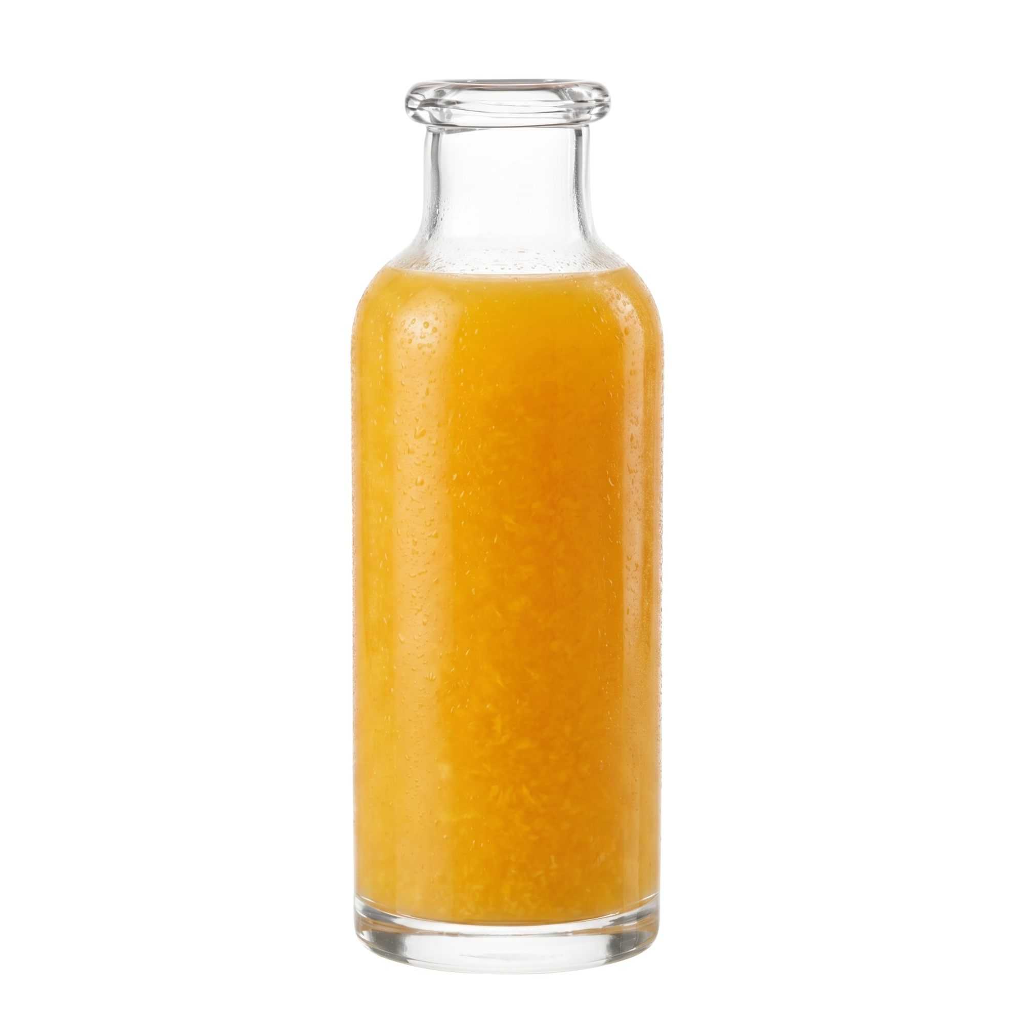 Vetri 40 oz Glass Water Bottle - 3 1/2" x 3 1/2" x 9 3/4" - 24 count box