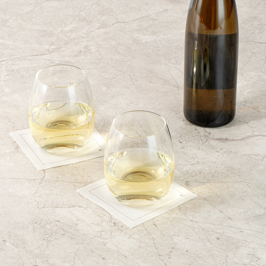 Vetri 15 oz Stemless Wine Glass - 3 3/4" x 3 3/4" x 4 1/4" - 6 count box