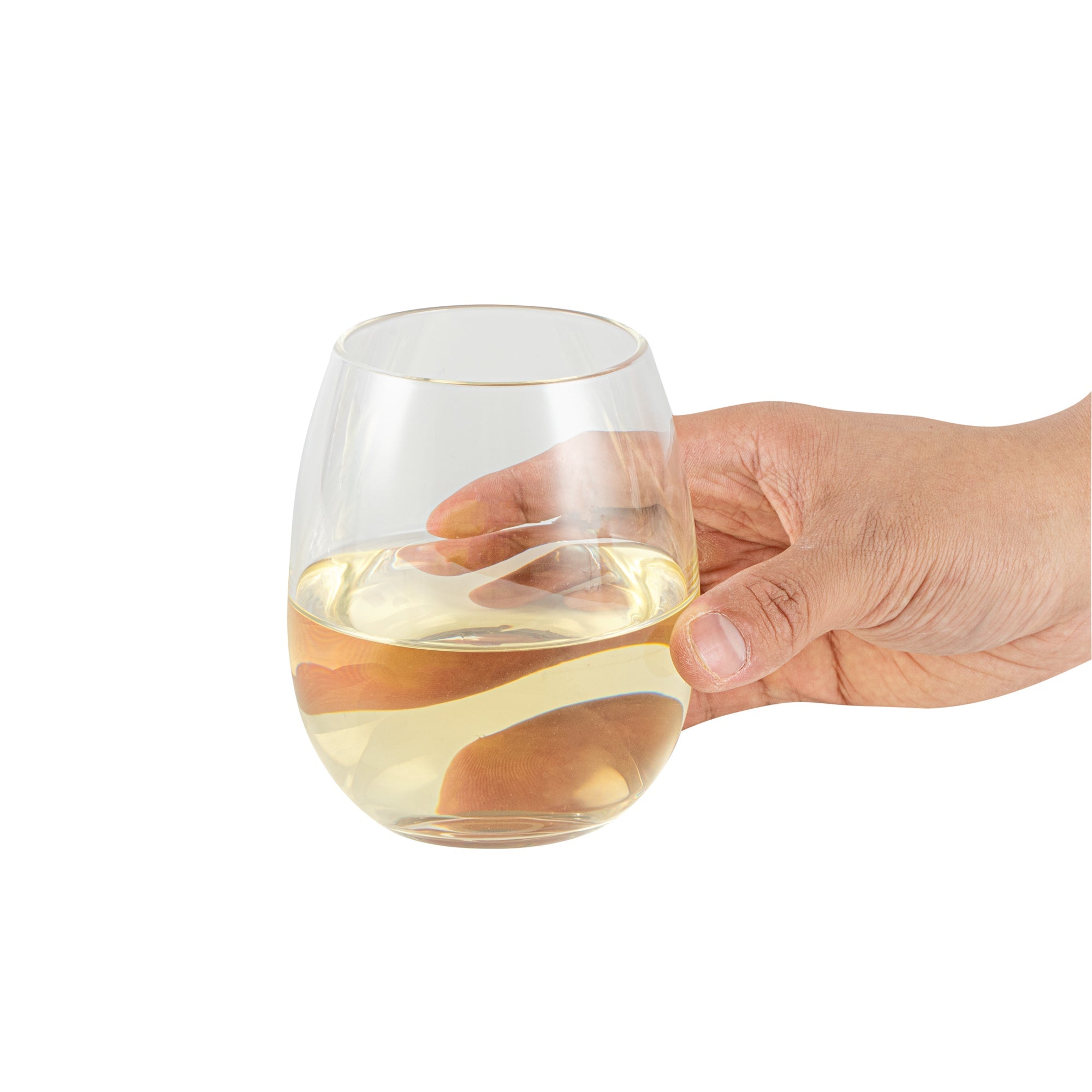 Vetri 15 oz Stemless Wine Glass - 3 3/4" x 3 3/4" x 4 1/4" - 24 count box
