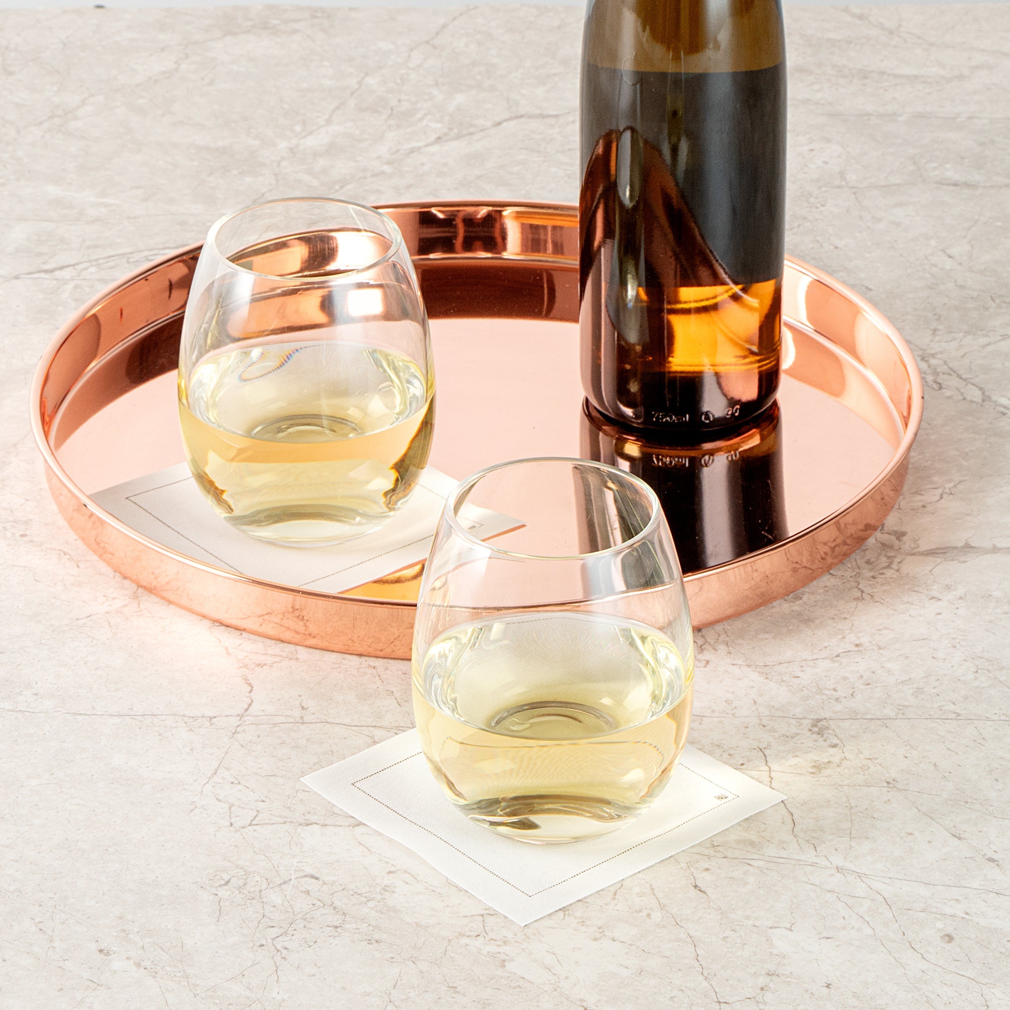 Vetri 15 oz Stemless Wine Glass - 3 3/4" x 3 3/4" x 4 1/4" - 24 count box