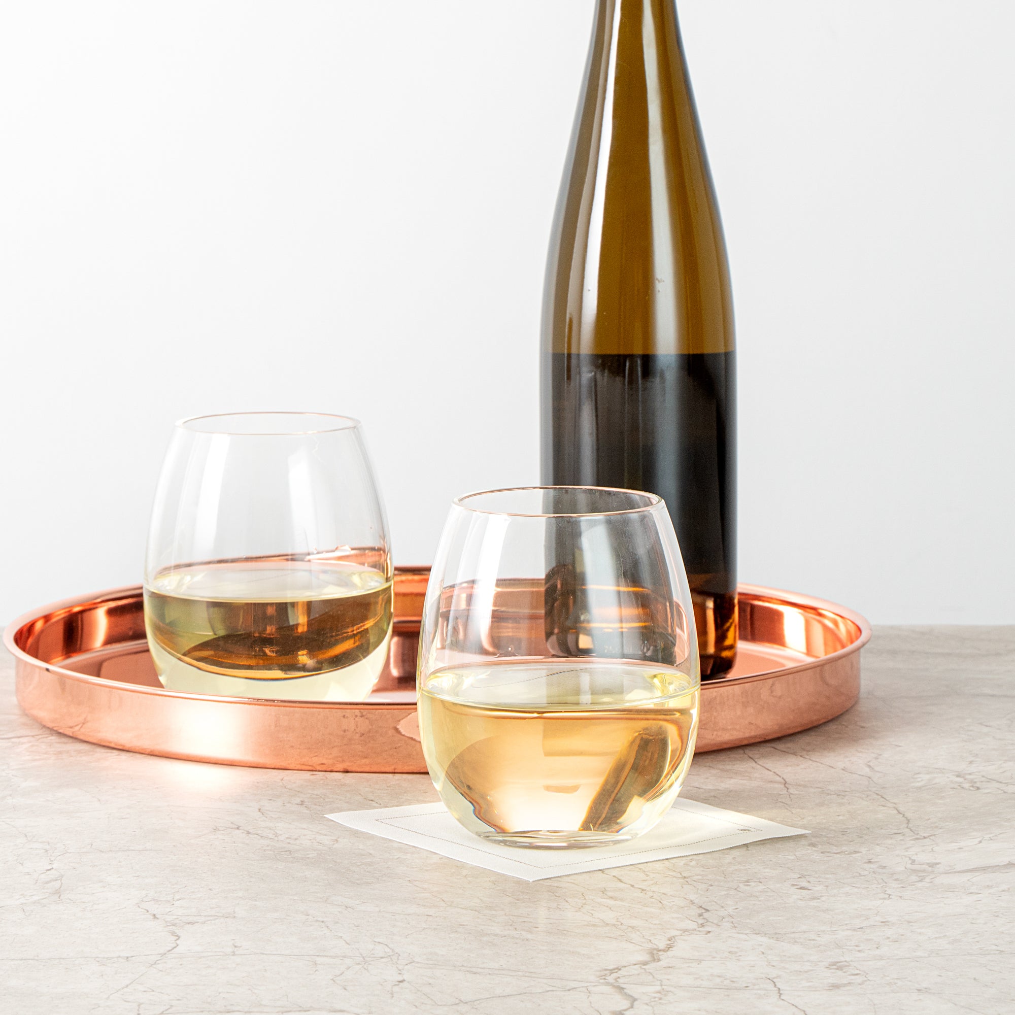 Vetri 15 oz Stemless Wine Glass - 3 3/4" x 3 3/4" x 4 1/4" - 24 count box
