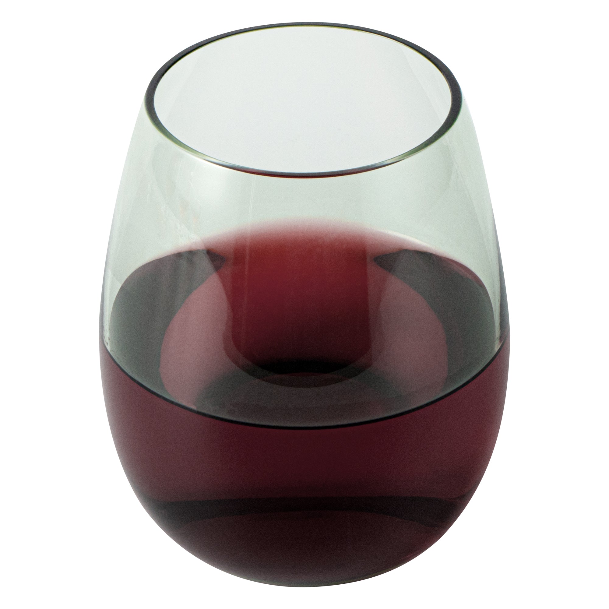 Vetri 15 oz Green Stemless Wine Glass - 3 3/4" x 3 3/4" x 4 1/4" - 24 count box