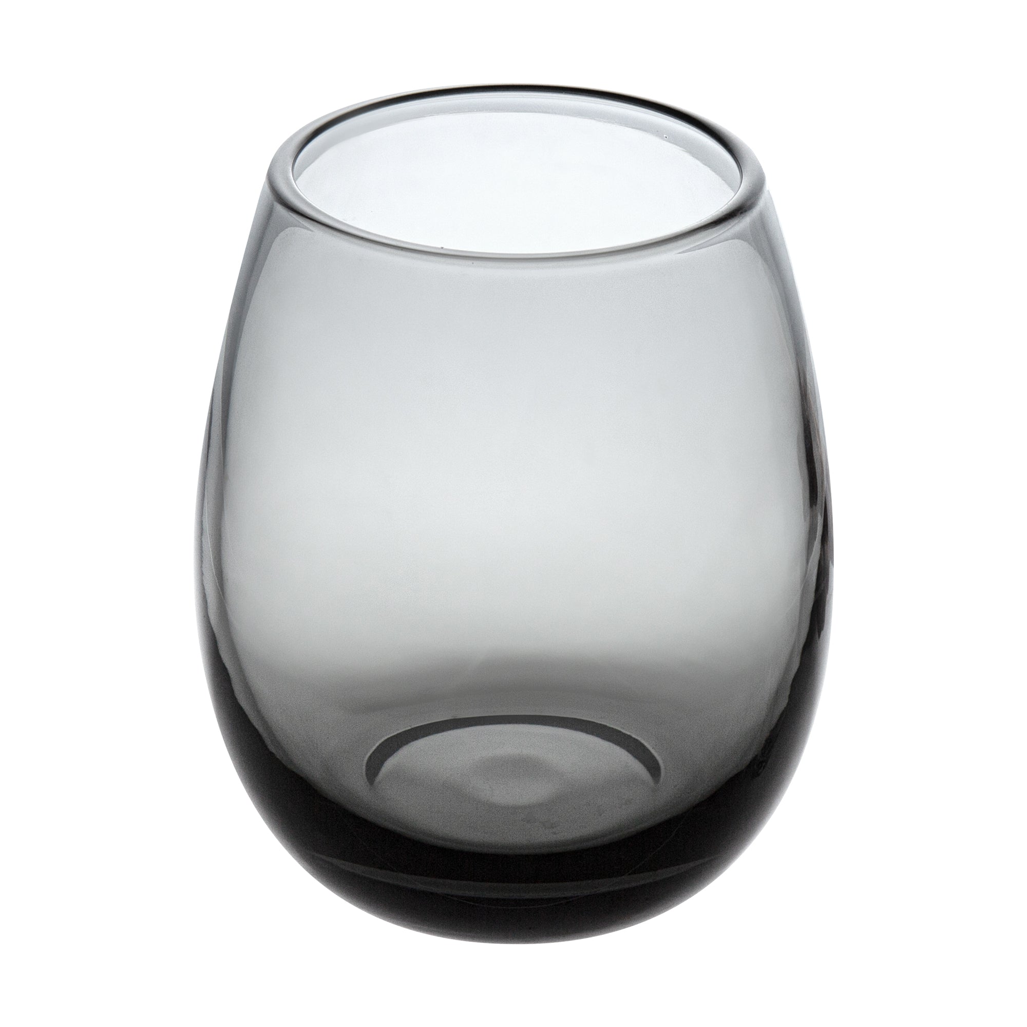Vetri 15 oz Gray Stemless Wine Glass - 3 3/4" x 3 3/4" x 4 1/4" - 24 count box