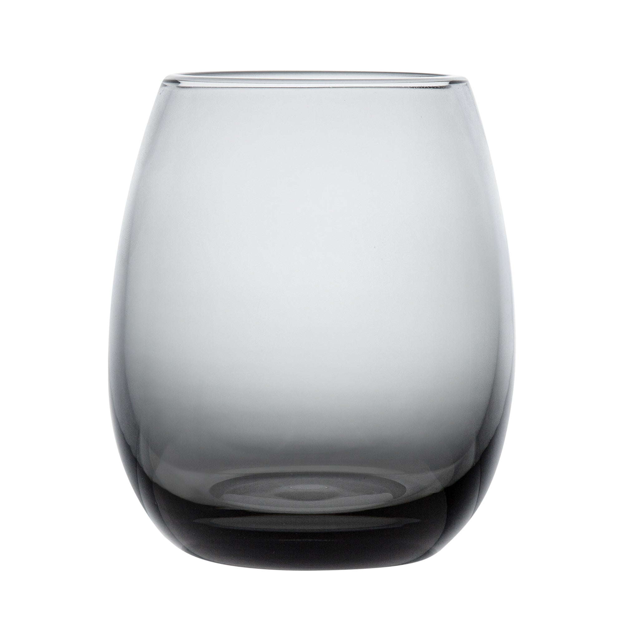 Vetri 15 oz Gray Stemless Wine Glass - 3 3/4" x 3 3/4" x 4 1/4" - 24 count box