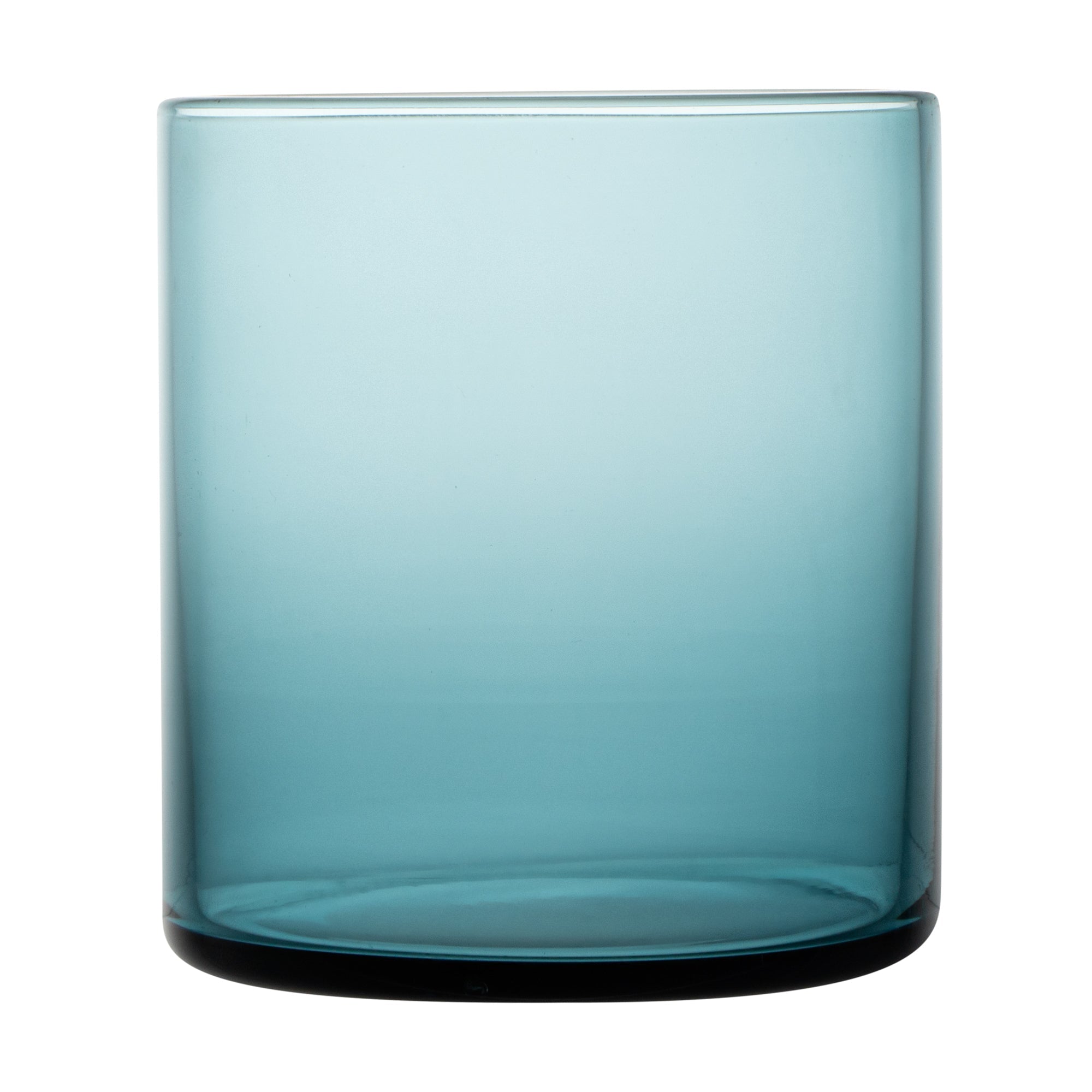 Vetri 10 oz Blue Rocks / Old Fashioned Glass - 3 1/4" x 3 1/4" x 3 1/2" - 24 count box
