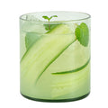 Vetri 10 oz Green Rocks / Old Fashioned Glass - 3 1/4" x 3 1/4" x 3 1/2" - 6 count box